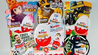 Распаковка старых киндер сюрпризов четверок Old Kinder Surprise Unboxing 4pacs [upl. by Crisey515]