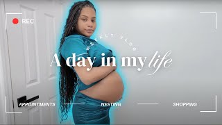 Weekly Vlog 38 Weeks Pregnant Last Min NESTING amp SHOPPING [upl. by Ecirtnom]