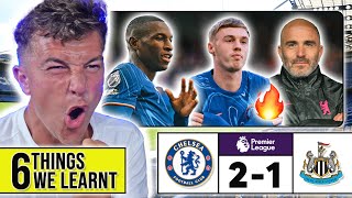 6 THINGS WE LEARNT FROM CHELSEA 21 NEWCASTLE 🏆 [upl. by Kcarb681]