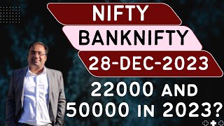 Nifty Prediction and Bank Nifty Analysis for Thursday  28 December 2023  Bank NIFTY Tomorrow [upl. by Gil]