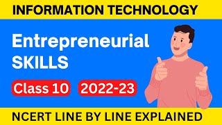 Entrepreneurial Skills Class 10 202223 ONESHOT  Class 10 IT code 402 Unit 4 [upl. by Annawad484]