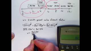 Actuarial Exam 2FM Prep Find the 2Month Interest Rate for Two Equivalent Payment Streams [upl. by Pfosi]