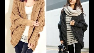 МОДНЫЙ ВЯЗАНЫЙ КАРДИГАН СПИЦАМИ  2019  FASHION cardigan SPOKE  FASHION Strickjacke SPOKE [upl. by Feinstein829]