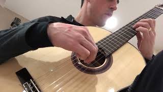 Francisco Tárrega  Adelita  performed by Marc Côté  Cordoba F7 guitar [upl. by Ayikaz261]