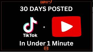 AutoPosting 1 Month of Content in Under 1 Minute [upl. by Heaps]