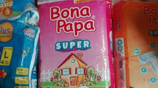 Offer Sqem Bona Papa Diaper Large Midi Small Bona Papa Diaper Wholesale Price in Pakistan 2024 [upl. by Jeffrey]