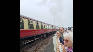 Flying Scotsman departing Aviemore 15th September 2023 [upl. by Annairba]