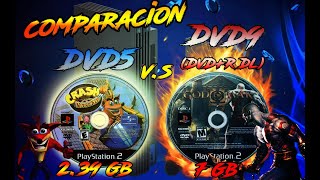 PS2 Comparación entre un DVD5 con un DVD9 DVDR DL ¿Se leen diferente ps2 nostalgia tiktok [upl. by Nnarual]