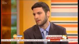 Alexander MeleagrouHitchens on ITV Daybreak 1 [upl. by Aniale]