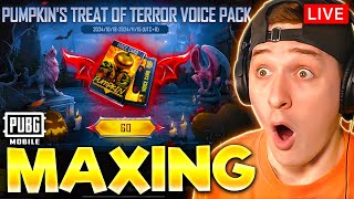 MAXING NEW MYTHIC PUMPKIN VOICE PACK PUBG MOBILE [upl. by Peta584]