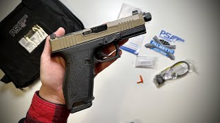 Unboxing  Review  Palmetto State Armory Dagger Full Size  S FDE  RMR [upl. by Llednav]