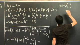 Eigenvalues and Eigenvectors  MIT 1806SC Linear Algebra Fall 2011 [upl. by Ernestus]