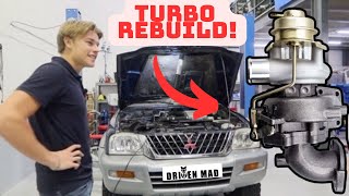 Mitsubishi L200 Turbo rebuild  Part 1 Removal [upl. by Retxab]