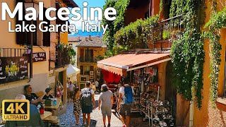 Malcesine Lake Garda Italy  4K Walking Tour 2022 Ultra HD 60fps [upl. by Terryl]