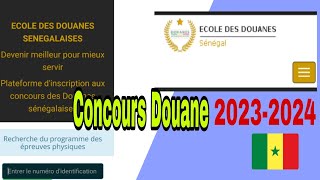 Comment Vérifier son Lieu pour les Épreuve Physique  Concours douane Sénégal 20232024 [upl. by Faux]