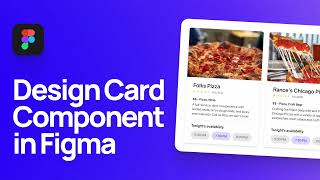 How to Design Card Components in Figma  Material Design Card Component for Music App [upl. by Zacharie]