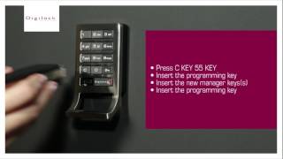 How to add Manager Keys to a Digilock Keypad lock [upl. by Hare]