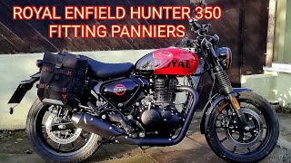 Royal Enfield Hunter 350 Panniers and Carriers  see description below [upl. by Bj168]