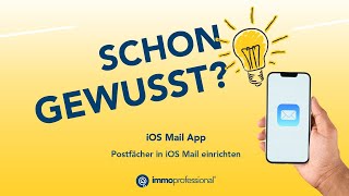 EMail Postfächer in iOS Mail einrichten  immoprofessional Maklersoftware [upl. by Caritta10]