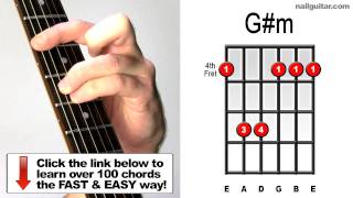 Gm Minor  How To Play Important Guitar Chords [upl. by Nnyladnarb]