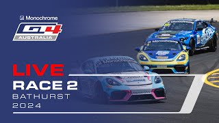 LIVE  Race 2  Bathurst International  GT4 Monochrome 2024 [upl. by Hardigg316]