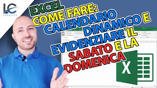 Tutorial Come fare un Calendario Dinamico evidenziando il Sabato e la Domenica [upl. by Sello]