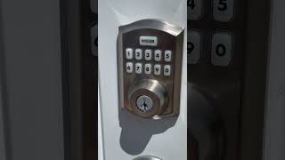 Weiser smart lockhome connect 620 auto lock setup [upl. by Celestyna]