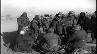 A group of Turkish troops bivouac at Pyongyang airstrip Pyongyang Korea HD Stock Footage [upl. by Treblih]