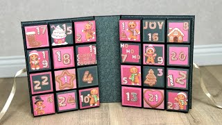 Mini Advent Calendar Book  Tutorial [upl. by Ernesta]