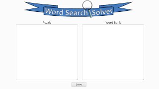 Word Search Solver [upl. by Jordon238]