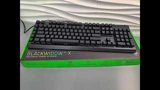 Razer BlackWidow V4 X Unboxing  ASMR [upl. by Airaet100]