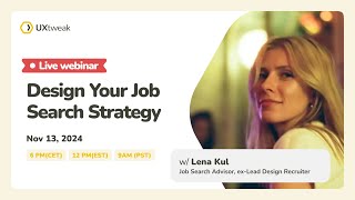 Design Your Job Search Strategy w Lena Kul [upl. by Pyne]