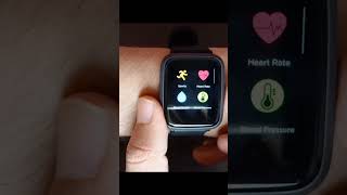 How to check Blood Pressure Blood Oxygen spO2 and Heart Rate with boat storm smartwatch ytshorts [upl. by Chaudoin]