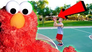 ELMO PLAYS BASKET BALL  Canadian Snacks And MORE [upl. by Fuhrman]