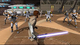 Star Wars Battlefront II 2005 The Clone Wars Revised  Order 66 on Utapau [upl. by Balmuth]