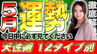 【星ひとみ】2024年5月の運勢を徹底解説！天星術占い12タイプ別！今日中に見ないと損します。 [upl. by Lihp]