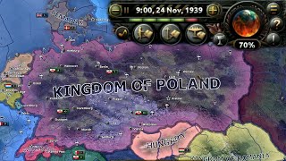 Polska Złomuje Niemcy w 1939 roku  Hoi4 Timelapse [upl. by Amalberga]