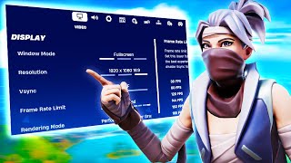 The BEST Fortnite Settings for Chapter 5 Guide Increase FPS Reduce Input Delay [upl. by Marge]