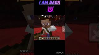 I Am Back 😈minecraft shorts minecraftPVP gaming minecraftgaming minecraftshorts [upl. by Enelra]