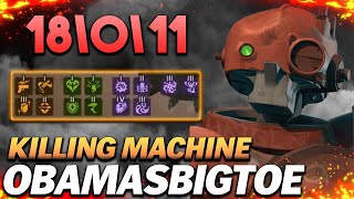 ObamasBigToe Bebop Killing Machine 18\0\11  Deadlock Pro Gameplay Watch amp Learn [upl. by Norbel14]