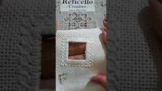 curso até de membros nível 03 cursodebordado embroidery reticello [upl. by Nedyarb829]