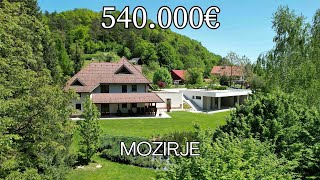 Gozdna vila  Mozirje  velika zelenica  razgled [upl. by Ahsilac831]