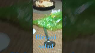 Biryani and salad firstvideosaurabhjoshivnature shortvideo vairal trending [upl. by Rodie]