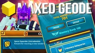 Trove  REACHING 100 GEODE  Finally MAXED [upl. by Hecklau]