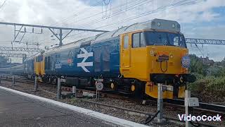 50007 amp 50049 The Grampian Highlander both north amp south runs seen at Crewe 240824 amp 260824 [upl. by Esaj518]