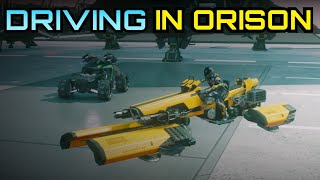 Driving in Orison  Star Citizen 314 [upl. by Anafetse]