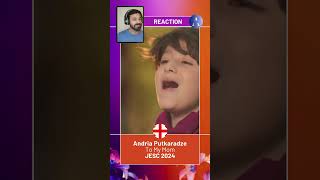 GEORGIA 🇬🇪 JUNIOR EUROVISION 2024  Andria  quotTo My Momquot  REACTION [upl. by Wootan568]