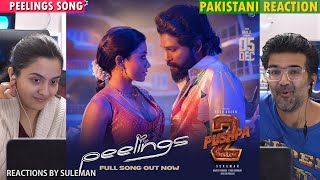 Pakistani Couple Reacts To PEELINGS Song  Pushpa 2 The Rule  Allu Arjun  Rashmika M  DSP [upl. by Akkeber99]