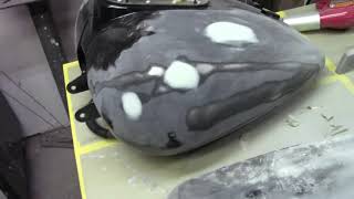 2007 Harley Davidson ultra classic custom paint job part 2 [upl. by Trahurn160]