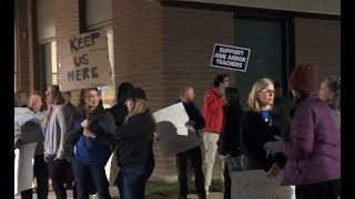 AAPS teachers and parents protest healthcare increases [upl. by Kravits]